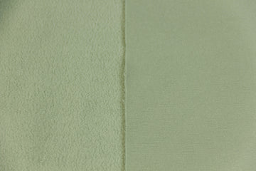Restmenge 27 cm leichtes Baumwollfleece, mint
